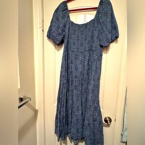 Sonoma blue spring dress
